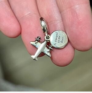 Pandora To Travel Is To Live Charm